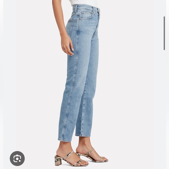 AGOLDE Pinch Waist High Rise Kick in Divide 27 - Picture 2 of 2